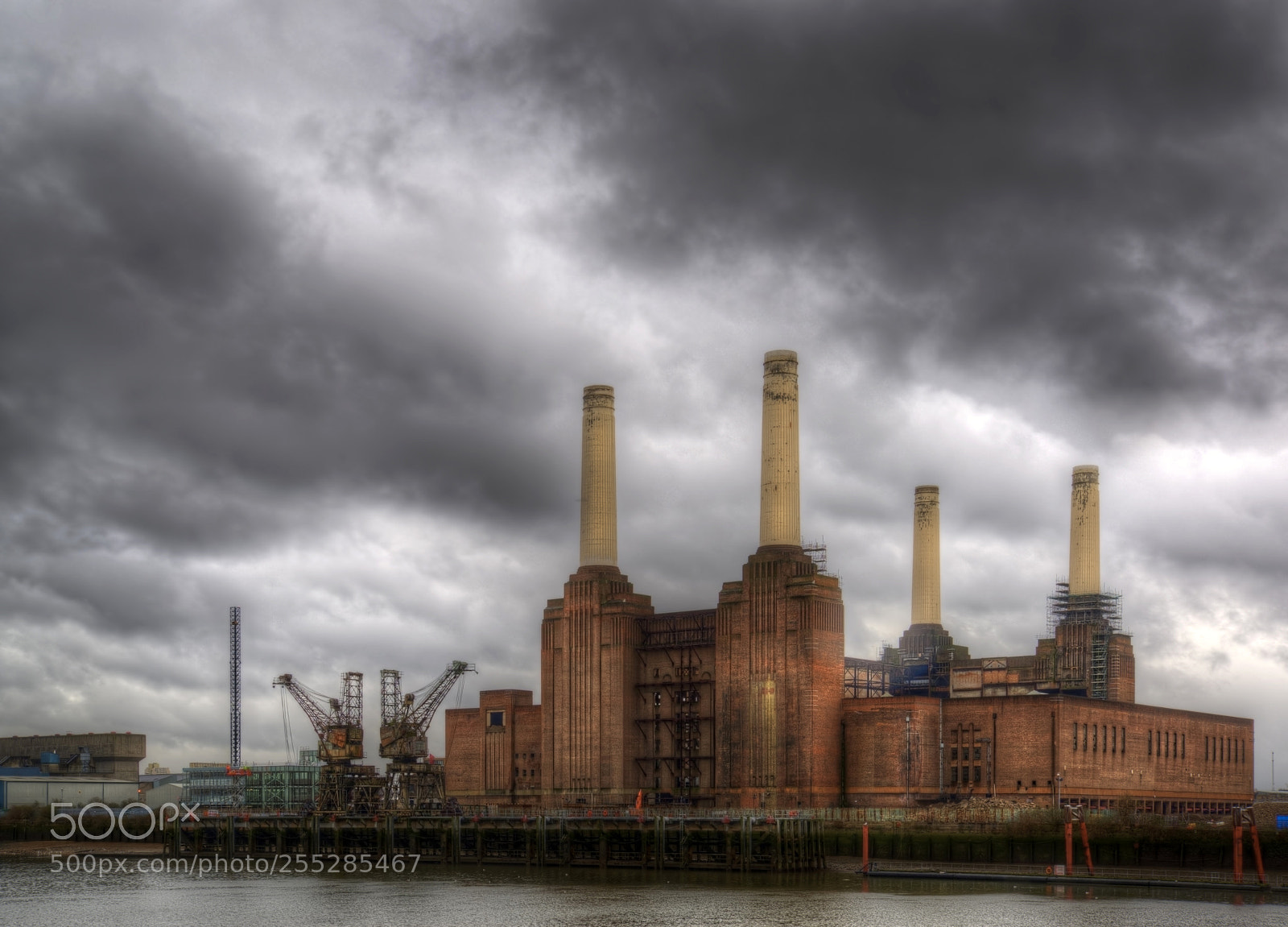 Nikon D600 sample photo. Battersea power station against photography