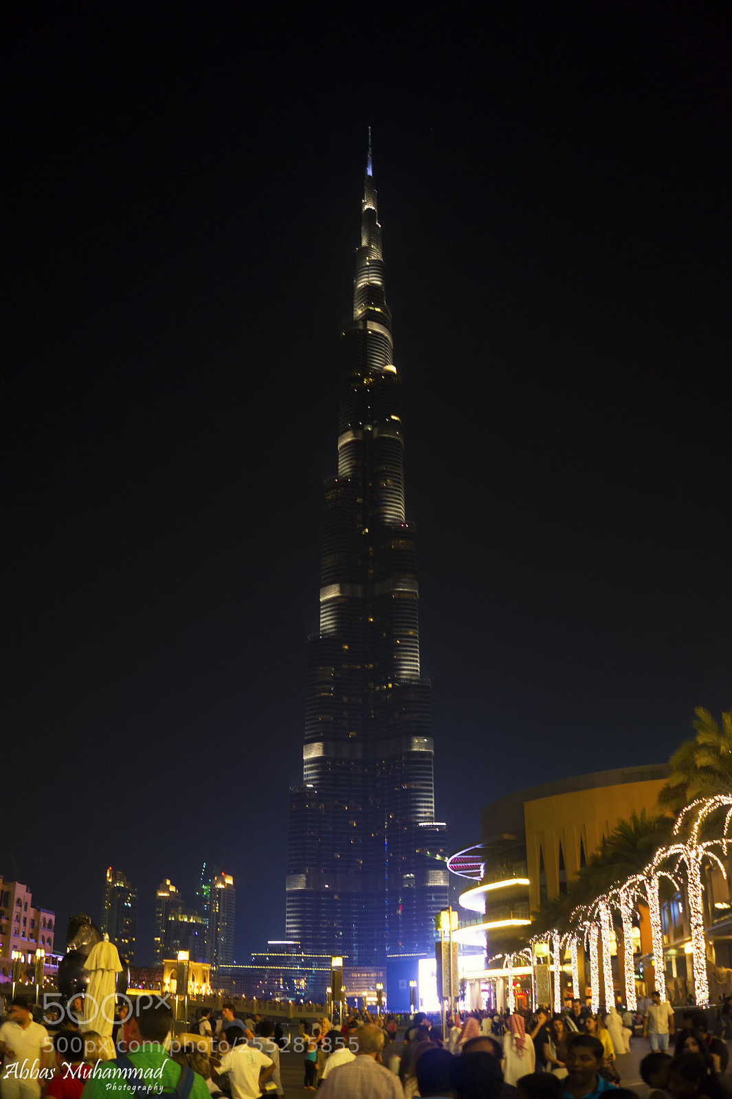 Sony Alpha a3500 sample photo. Burj khalifa at night photography