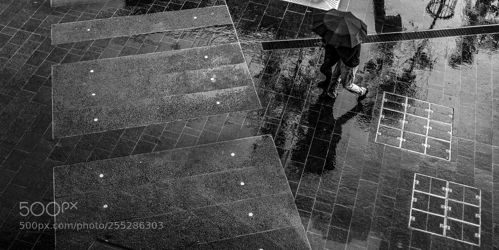 Fujifilm X100F sample photo. Walking in the rain photography