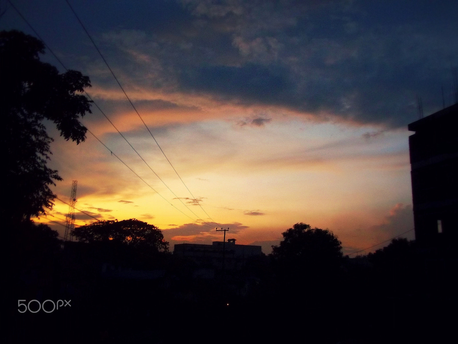 Kodak EASYSHARE C143 DIGITAL CAMERA sample photo. Dusk till dawn photography