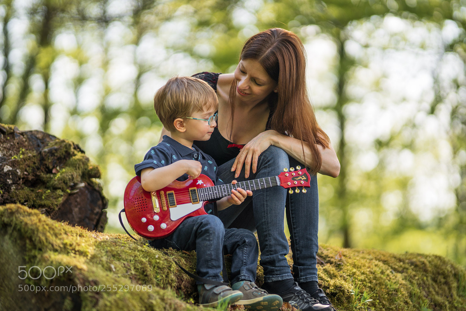 Sony a7 III sample photo. Boy with his guitar photography