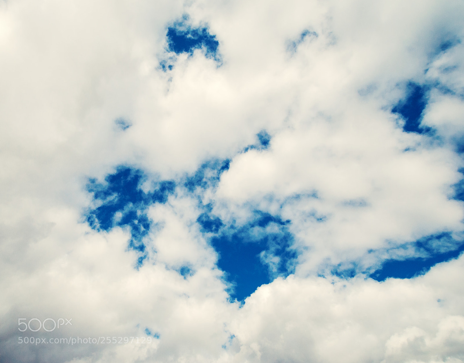 Nikon D5100 sample photo. Cloudscape background with blue photography