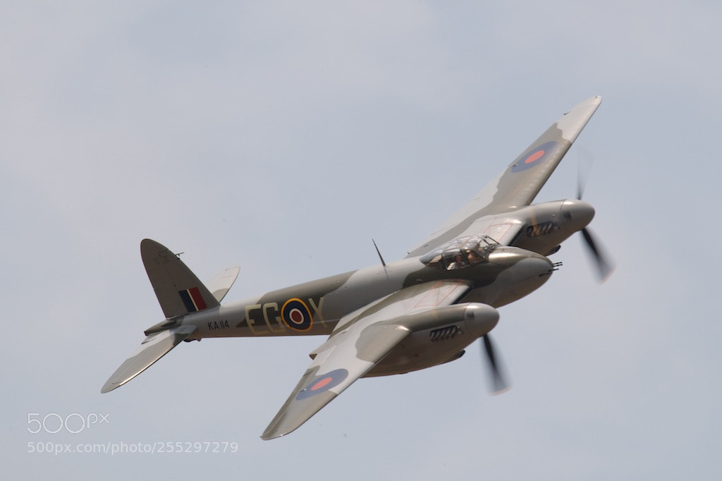 Nikon D600 sample photo. De havilland mosquito photography