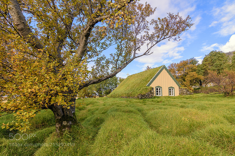 Nikon D7200 sample photo. Hofskirkja, iceland photography