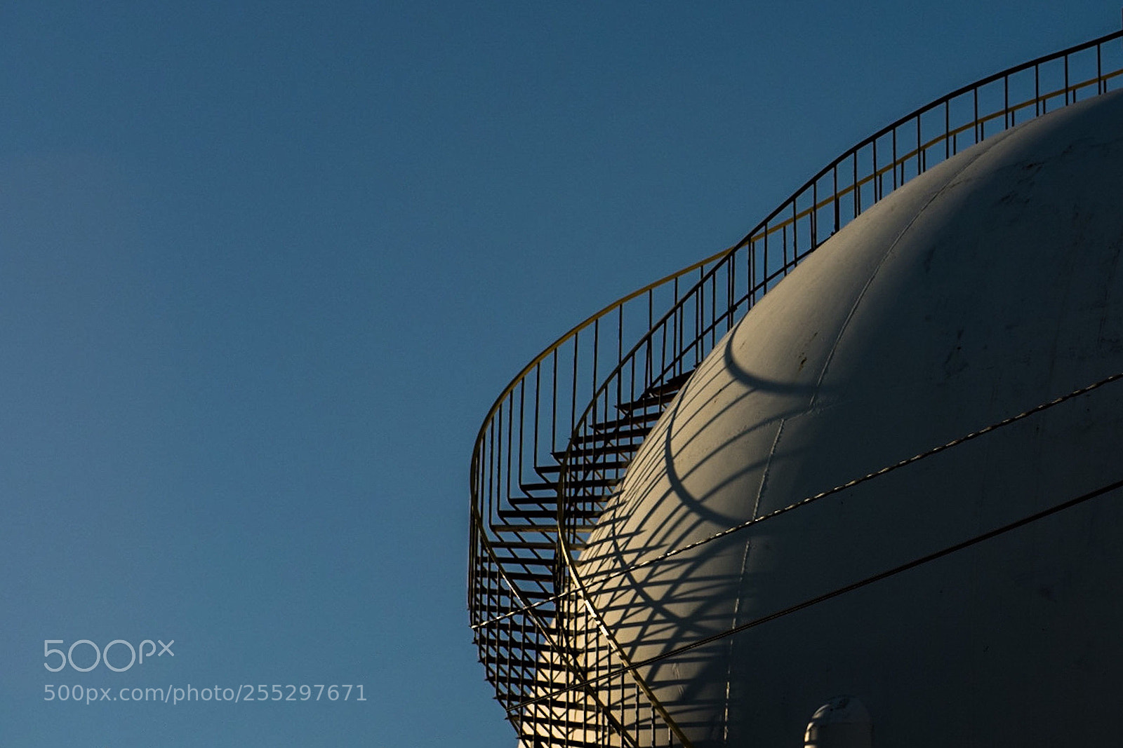 Nikon D810 sample photo. Spherical industrial storage tank photography