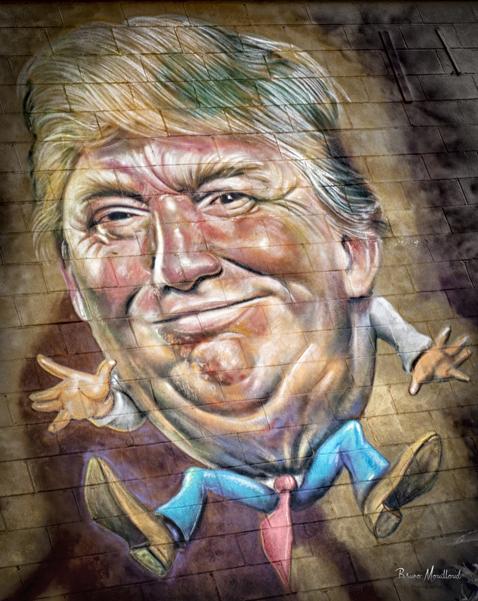 Panasonic Lumix DMC-G5 sample photo. Street art - trump photography