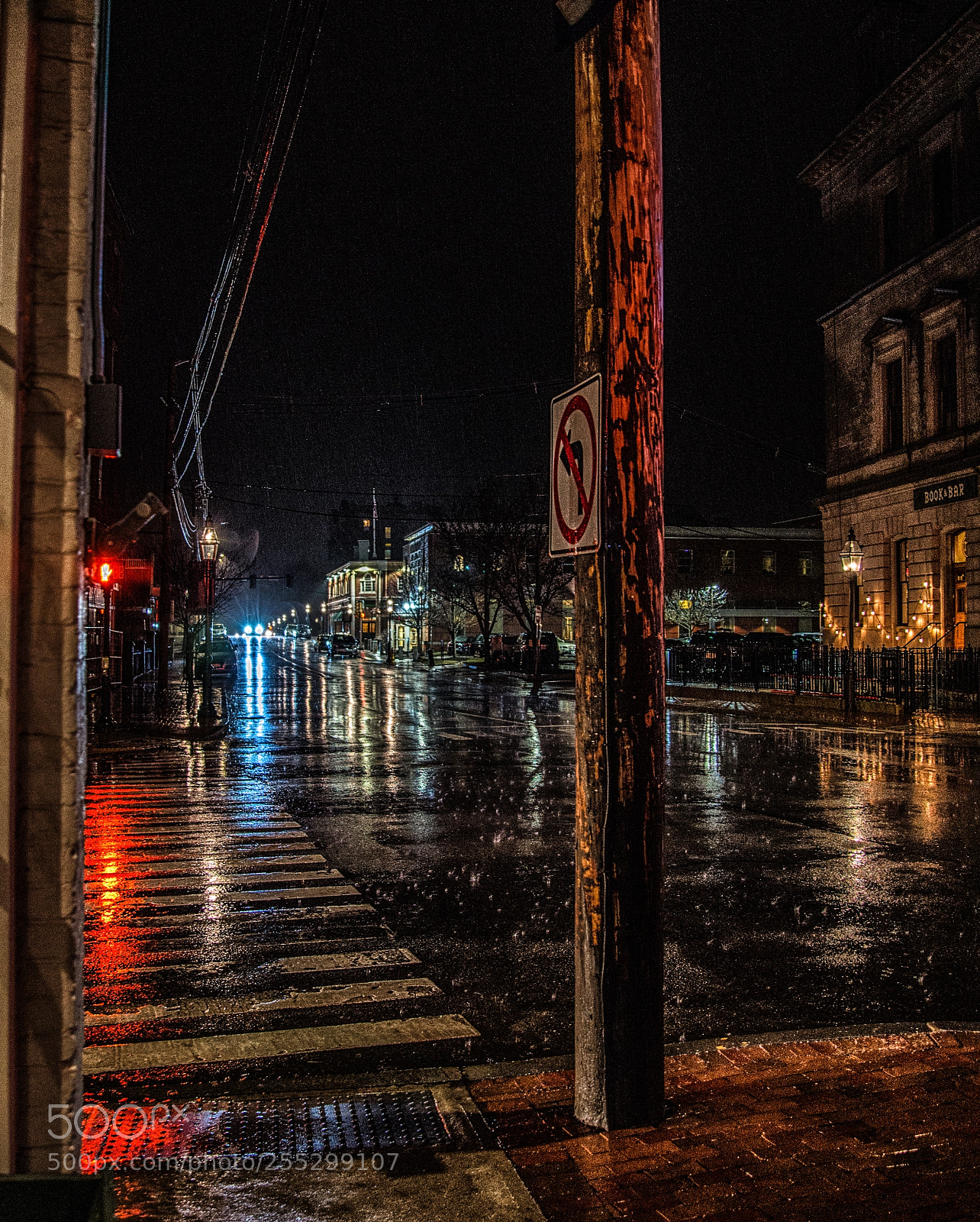 Nikon D610 sample photo. Wet road photography