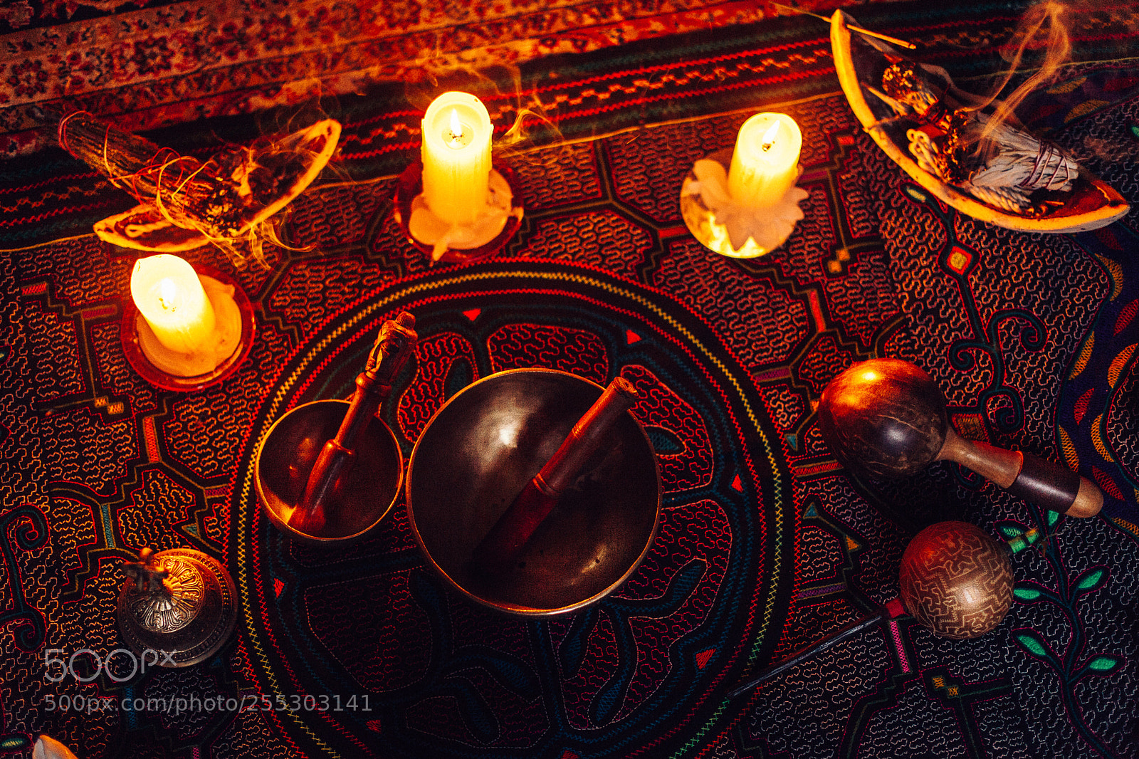 Canon EOS 5D Mark II sample photo. Shamanic drums before ayahuasca photography