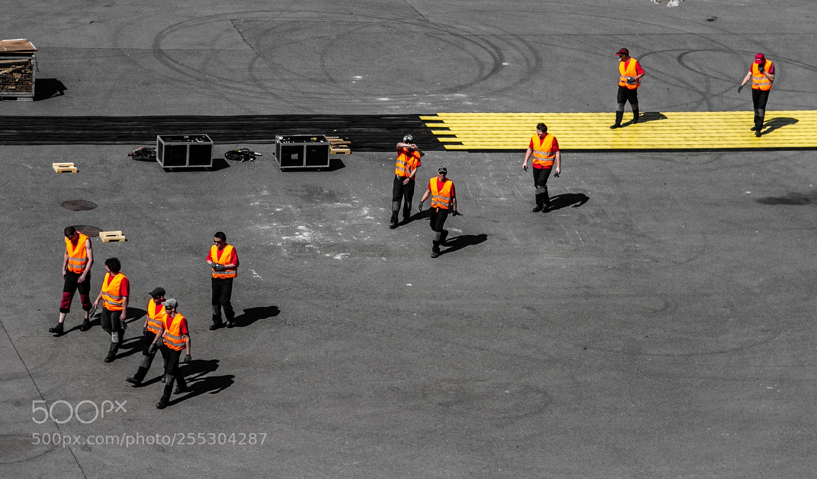 Canon EOS 7D sample photo. Street workers photography