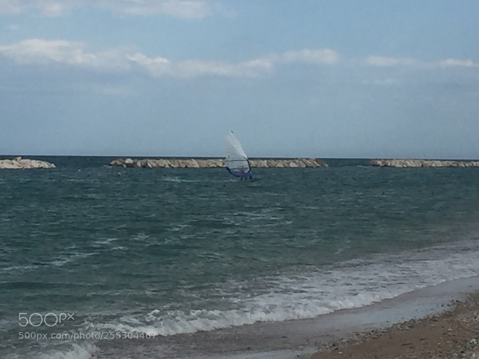 Apple iPhone 6 sample photo. Windsurfing at the coast photography