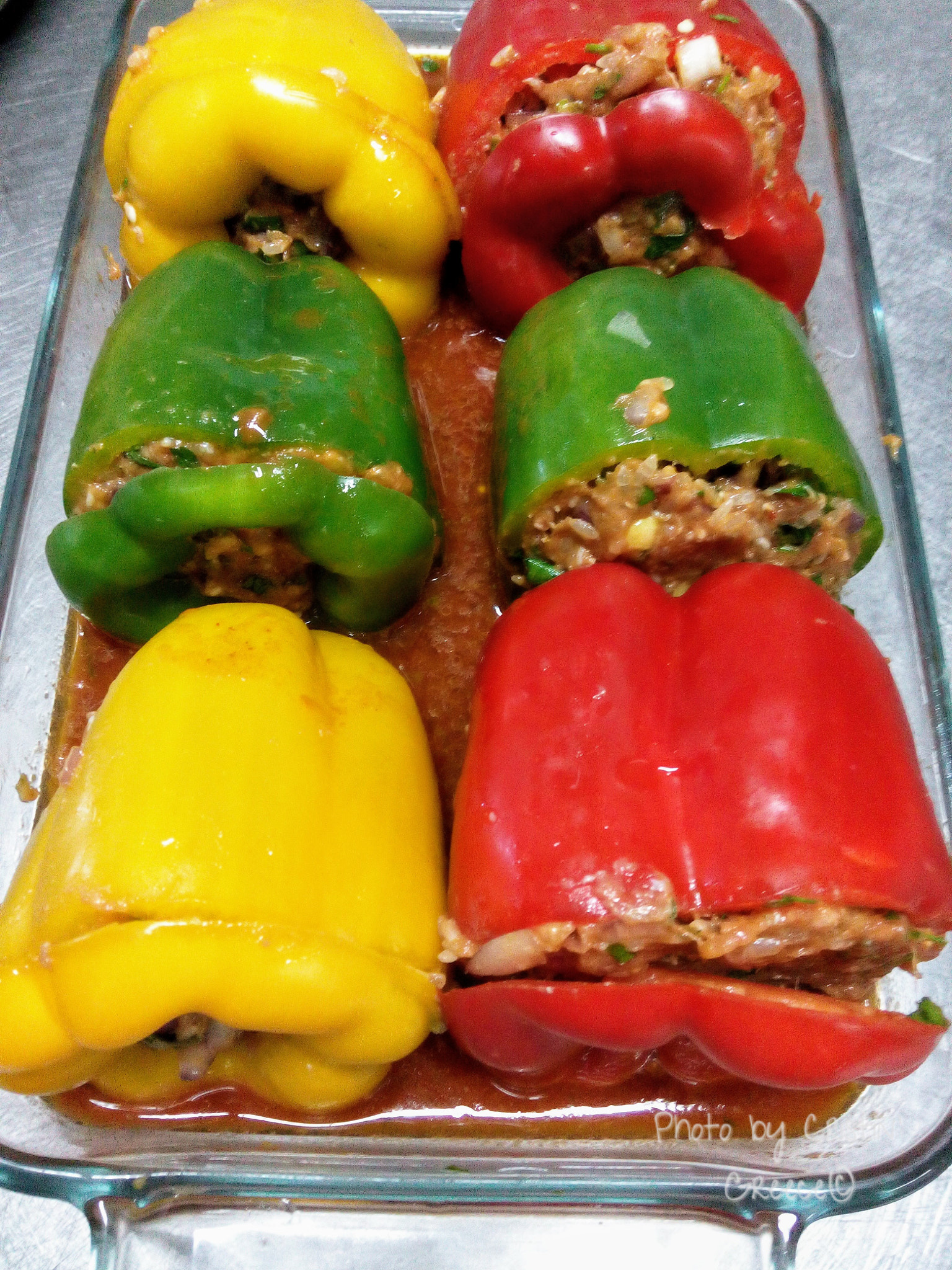 HUAWEI G750-T01 sample photo. Stuffed peppers photography