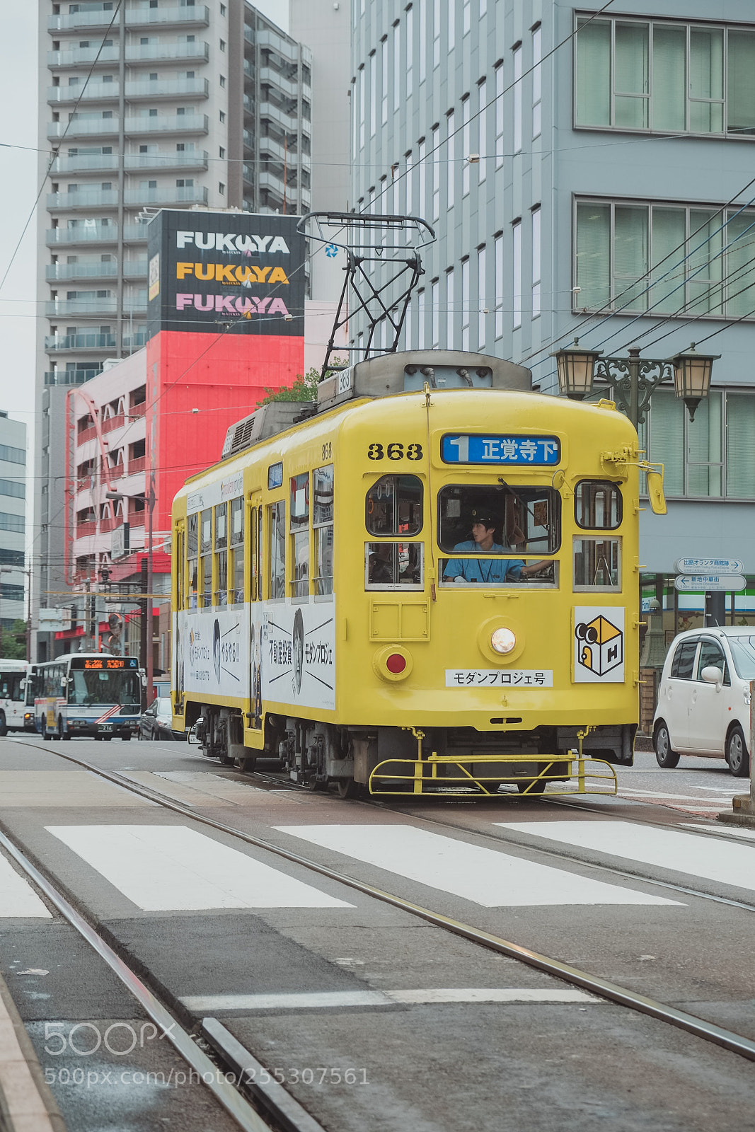 Fujifilm X-E1 sample photo. Tram in nagasaki photography