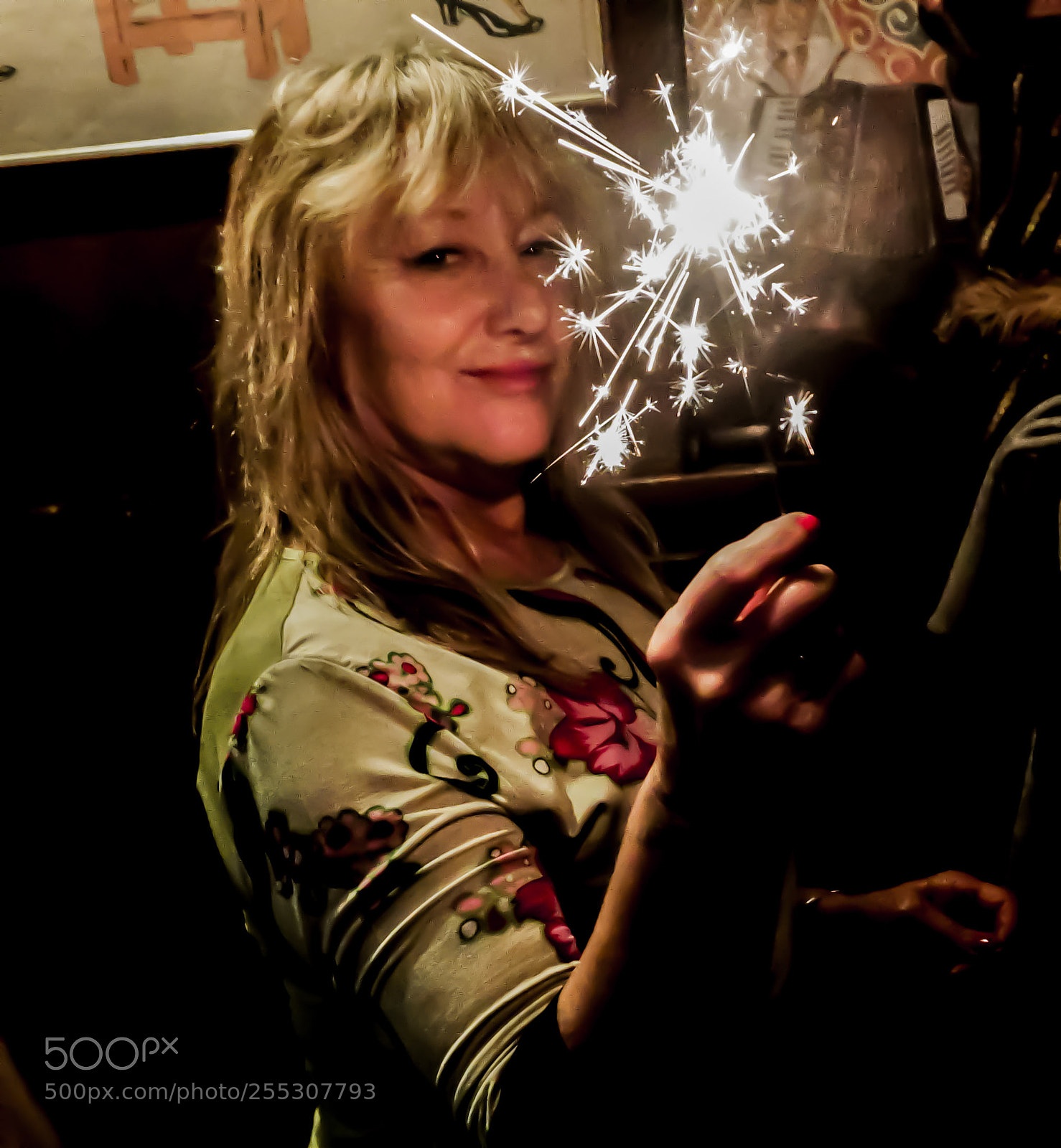 Sony a6000 sample photo. Sparkler photography