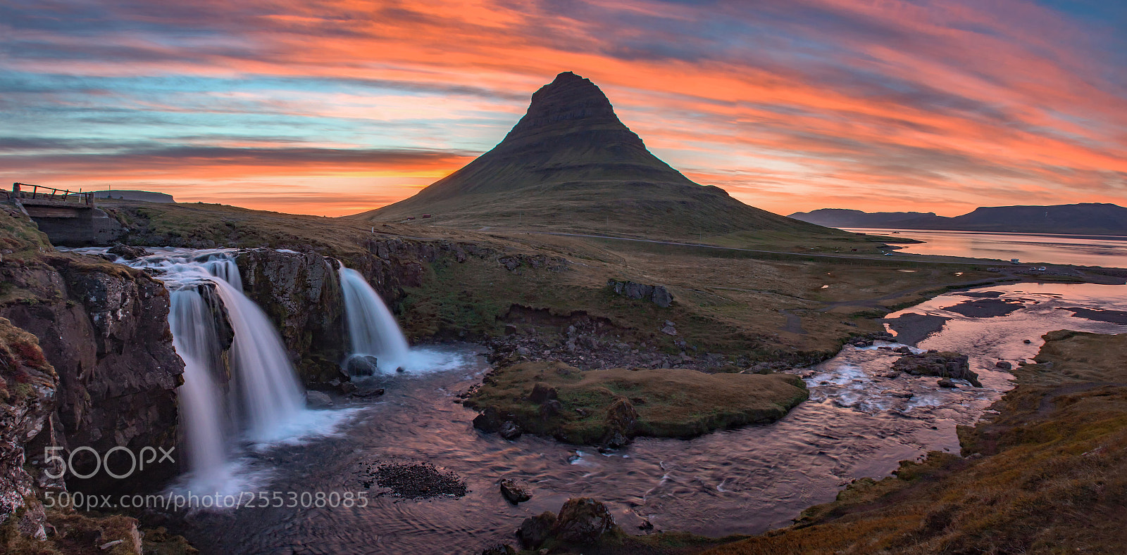 Canon EOS 7D Mark II sample photo. Kirkjufell 3 shot vertical pan photography