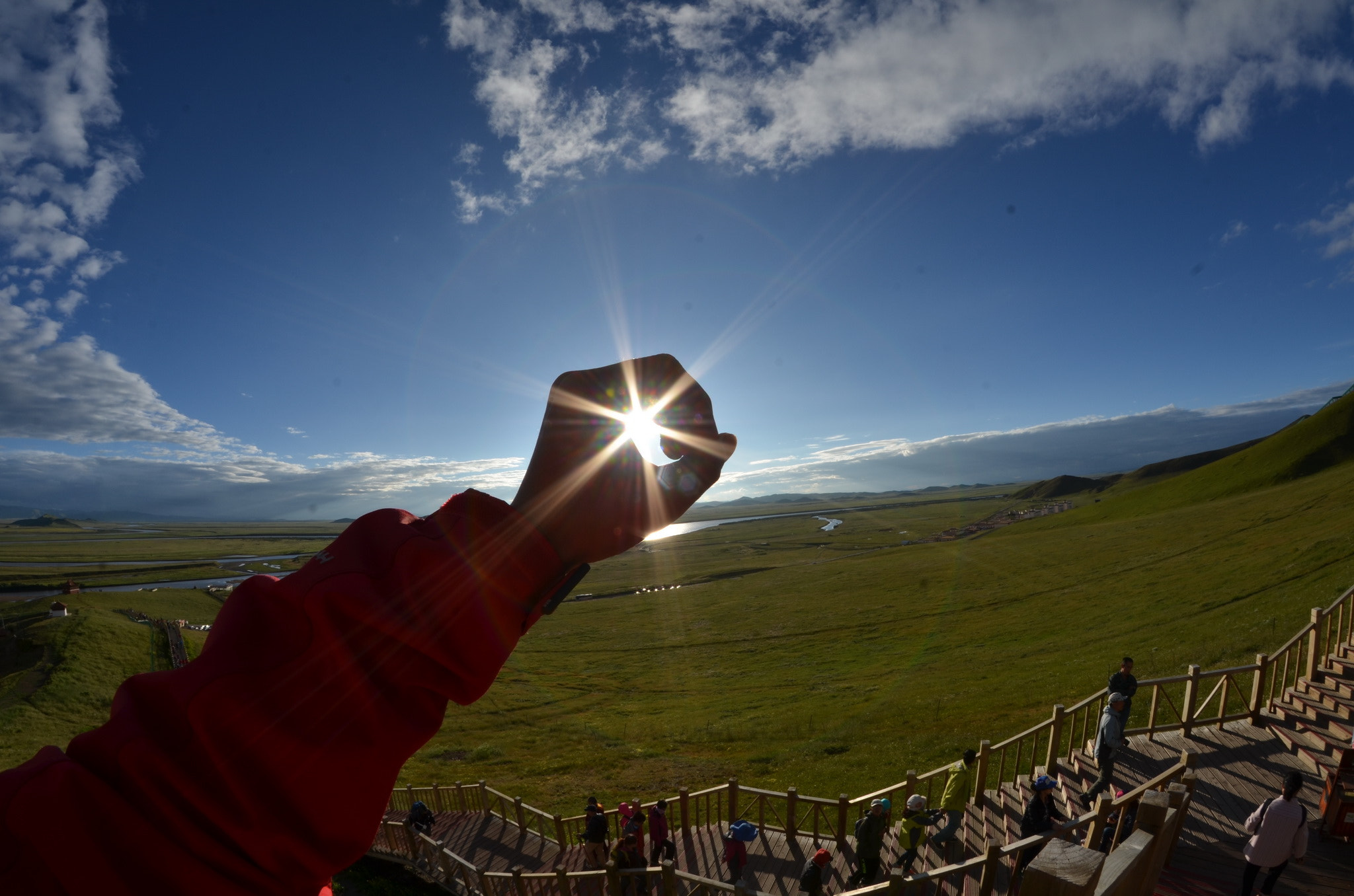 Samyang 8mm F3.5 Aspherical IF MC Fisheye sample photo. Sun or star photography