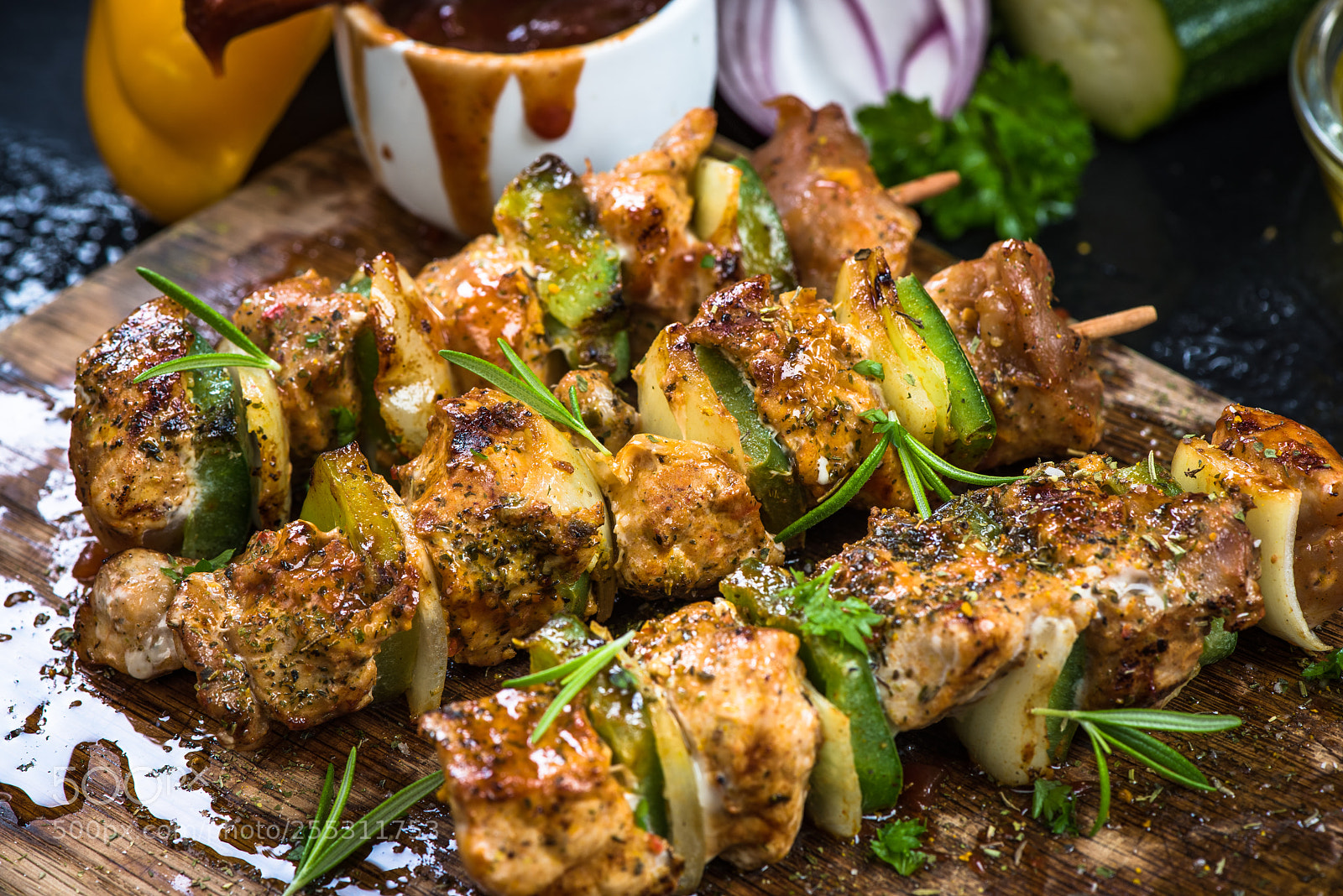 Nikon D810 sample photo. Grilled skewers with meat photography