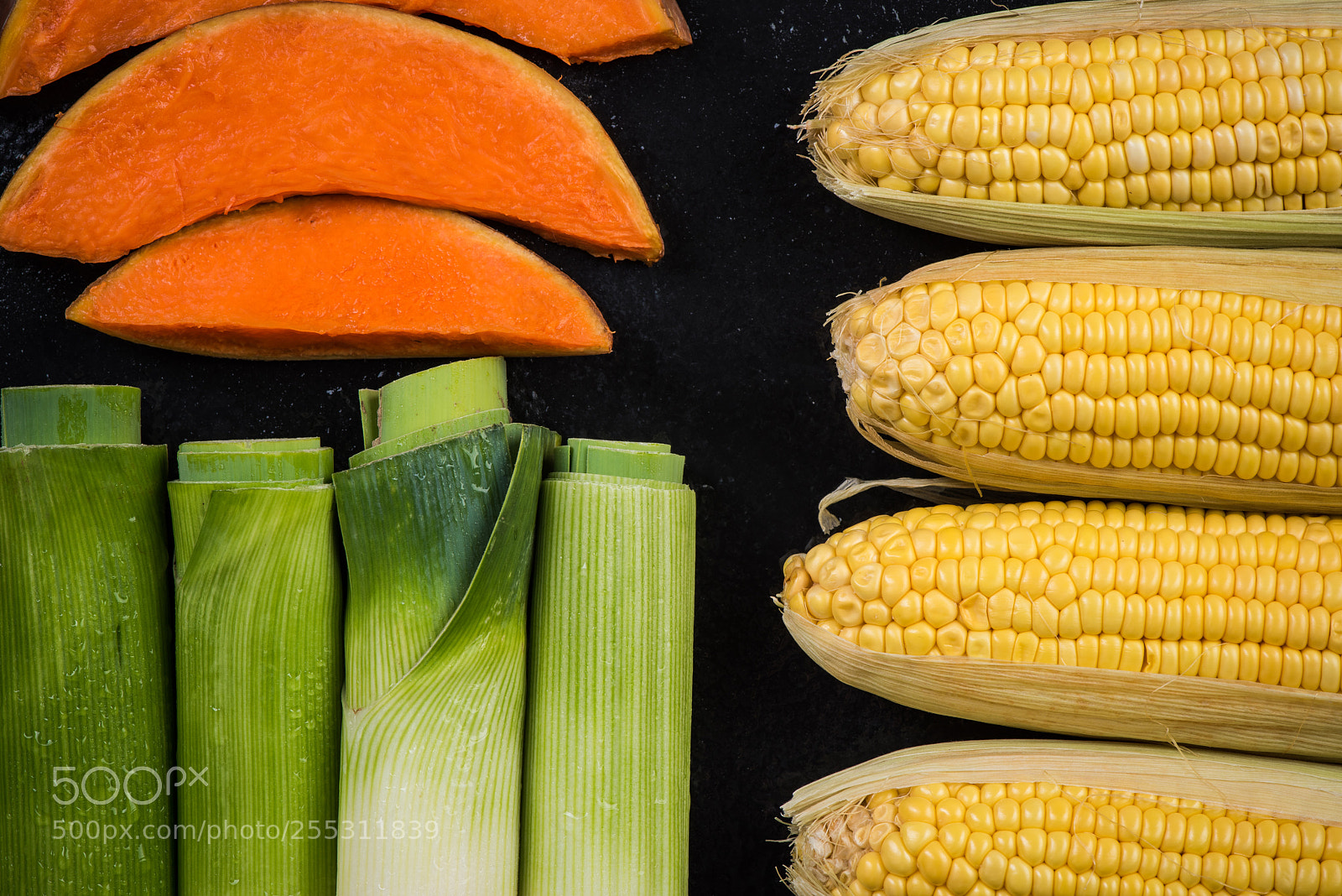Nikon D810 sample photo. Market fresh vegetables,seasonal,flat lay photography
