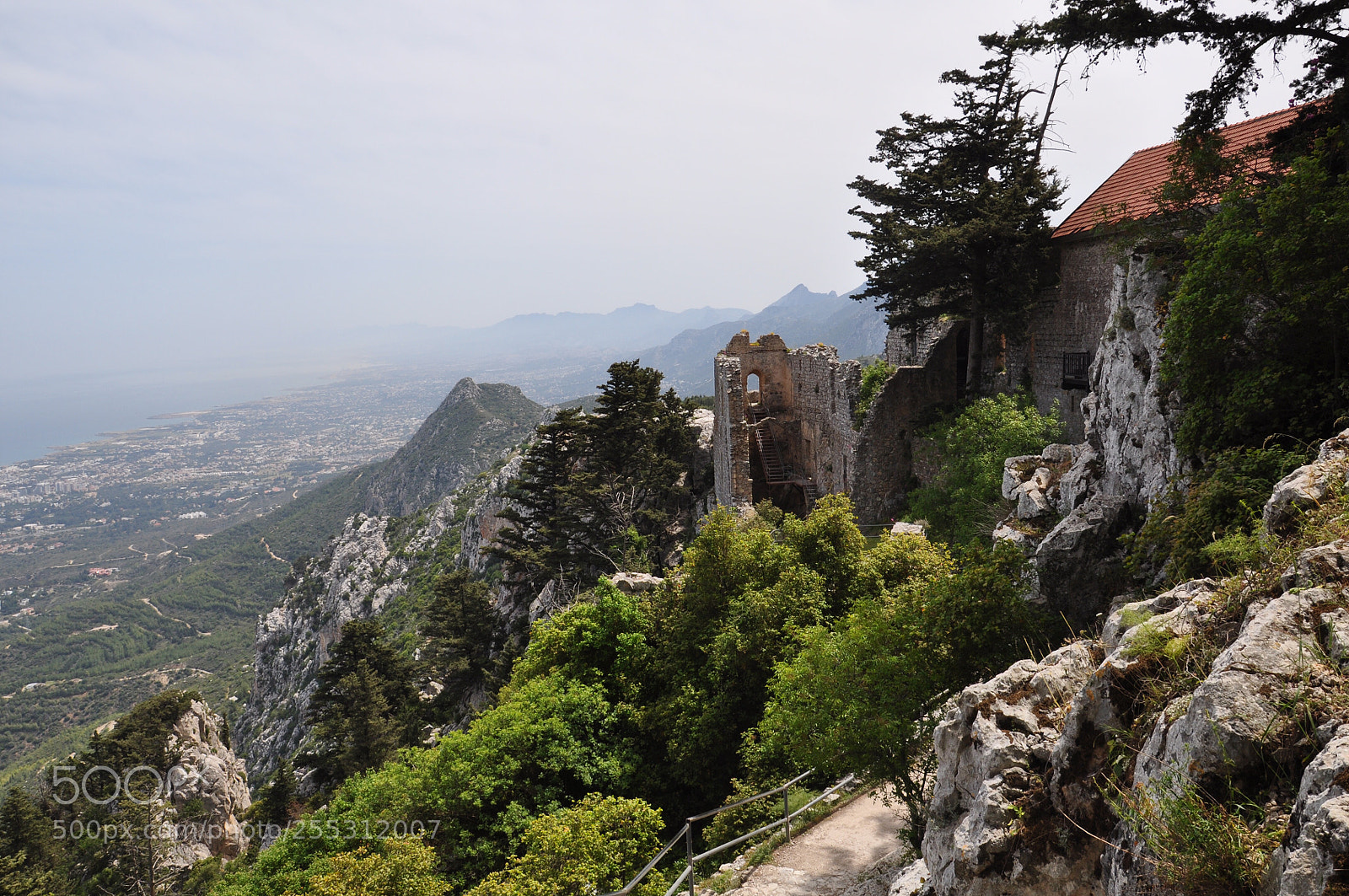 Nikon D90 sample photo. Saint hilarion castle defending photography