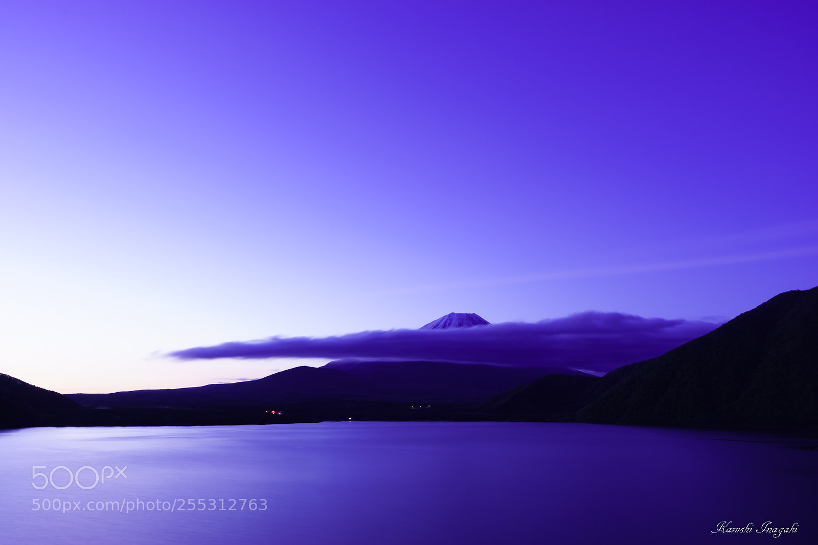 Sony SLT-A99V sample photo. Dawn of lake motosuko photography