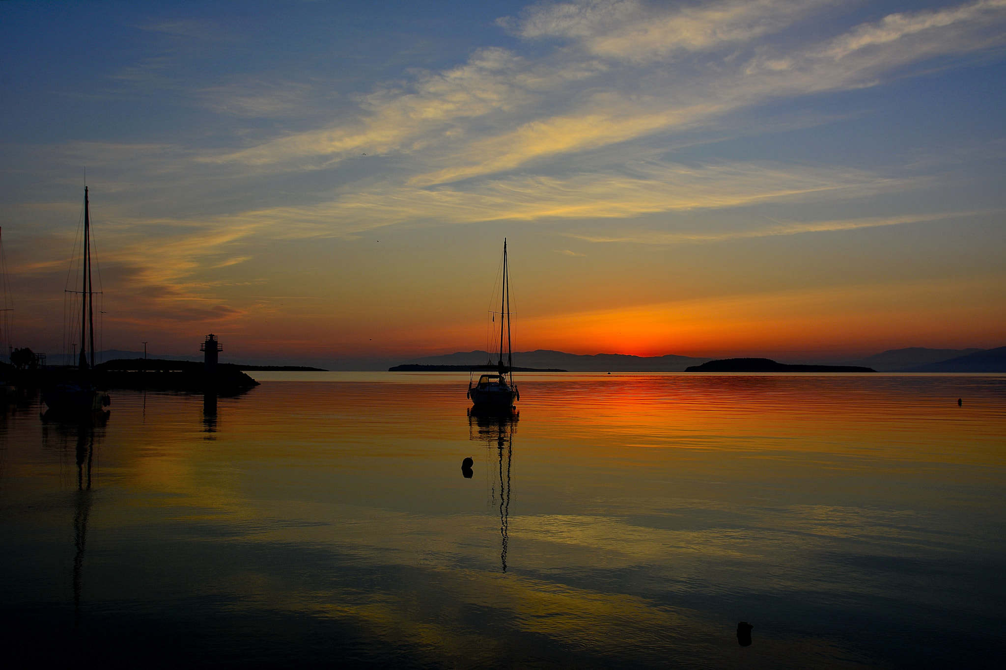 Nikon D7100 sample photo. Sunrise-marina photography