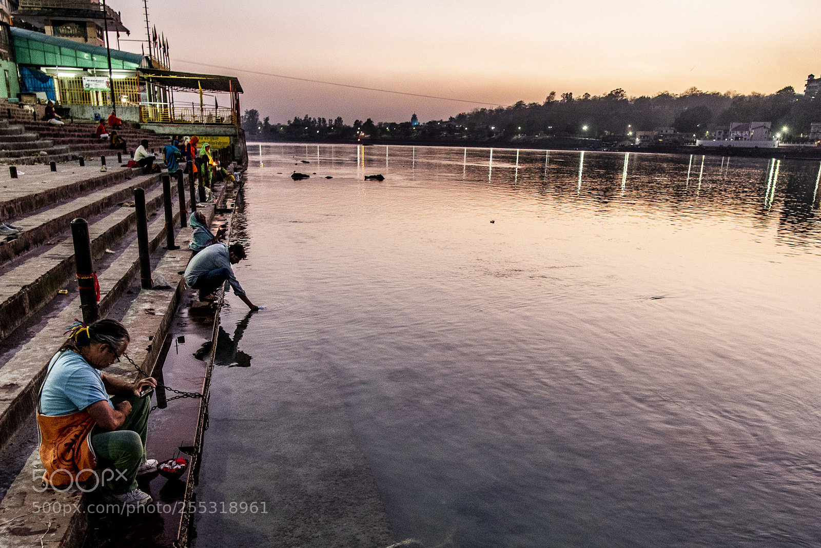 Nikon D750 sample photo. Sunset by the ganges photography