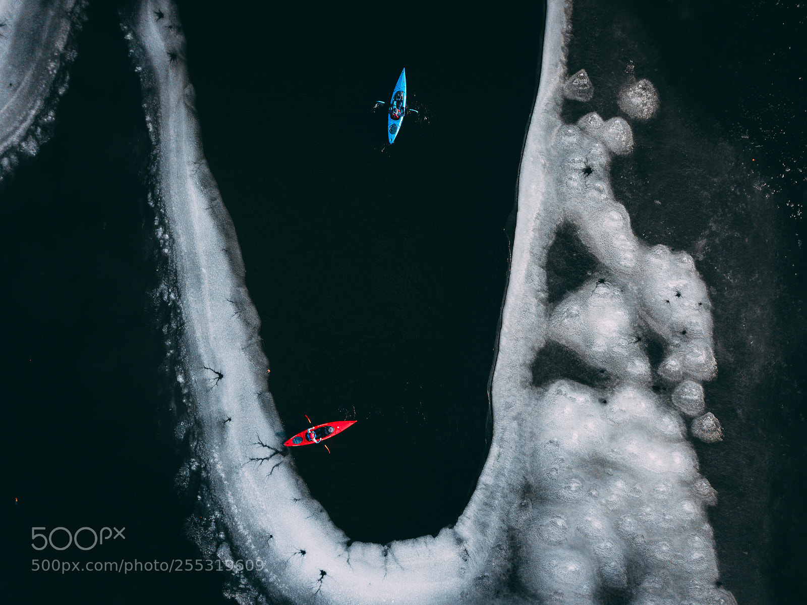 DJI FC220 sample photo. Kayaking photography