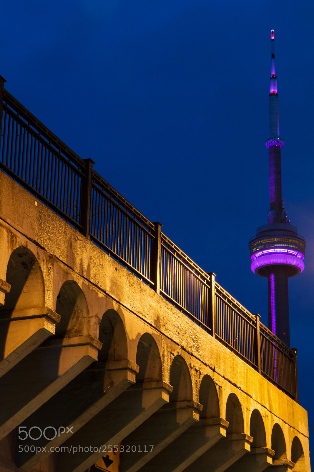 Canon EOS 70D sample photo. Tower sprouts from bridge photography