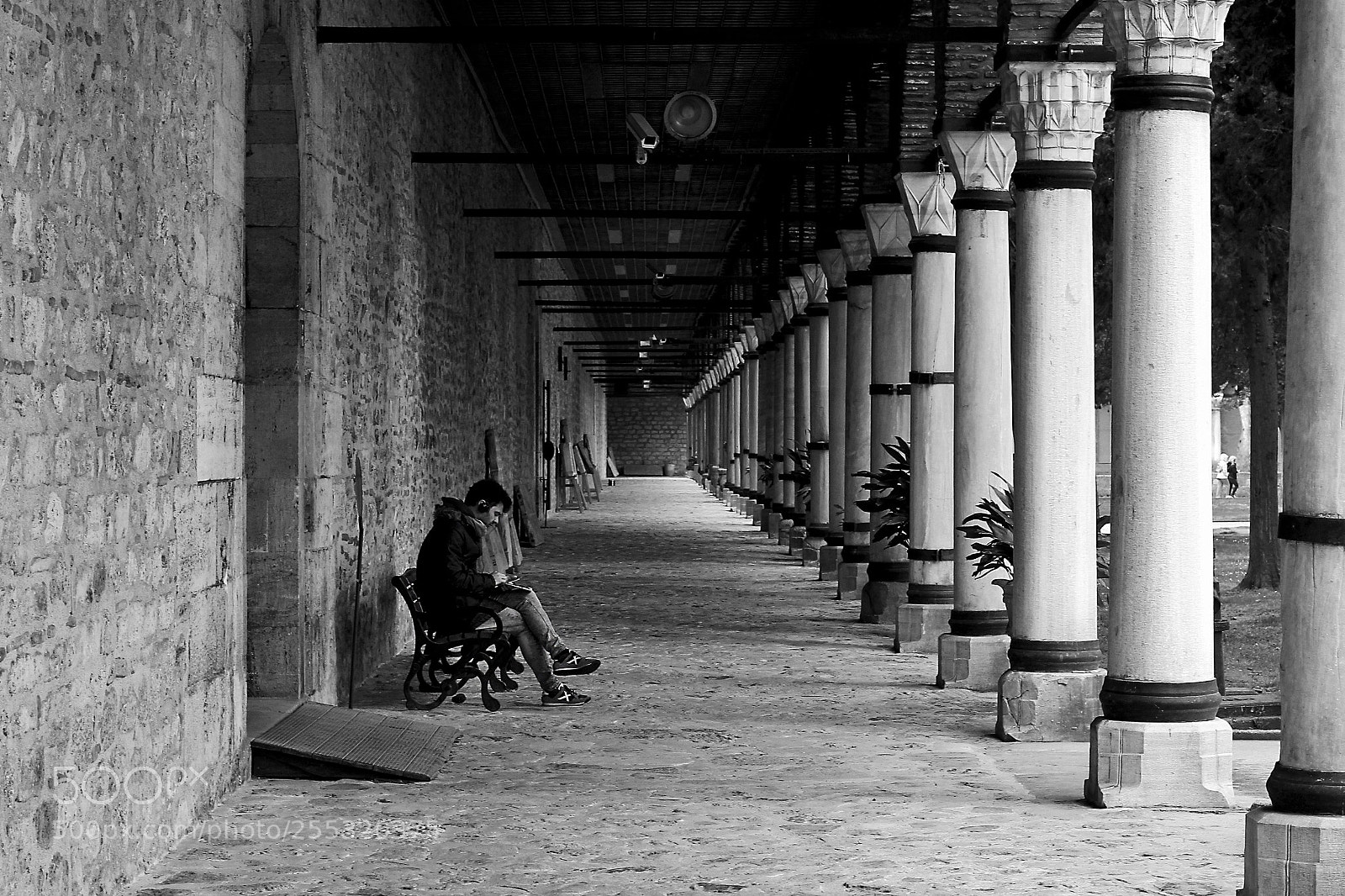 Canon EOS 60D sample photo. Loneliness in black & white photography