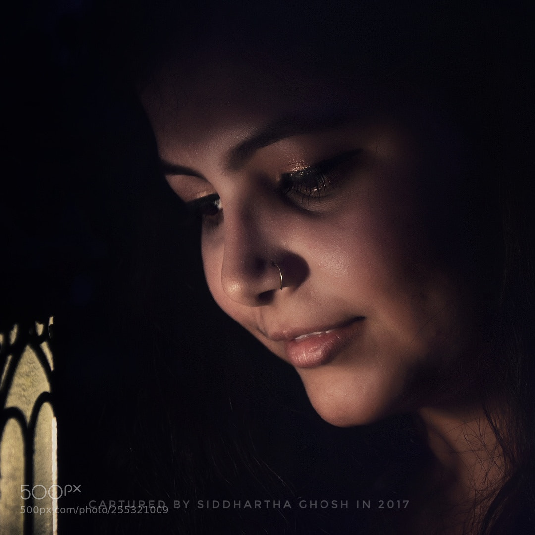 Nikon D7200 sample photo. Low key potrait. photography
