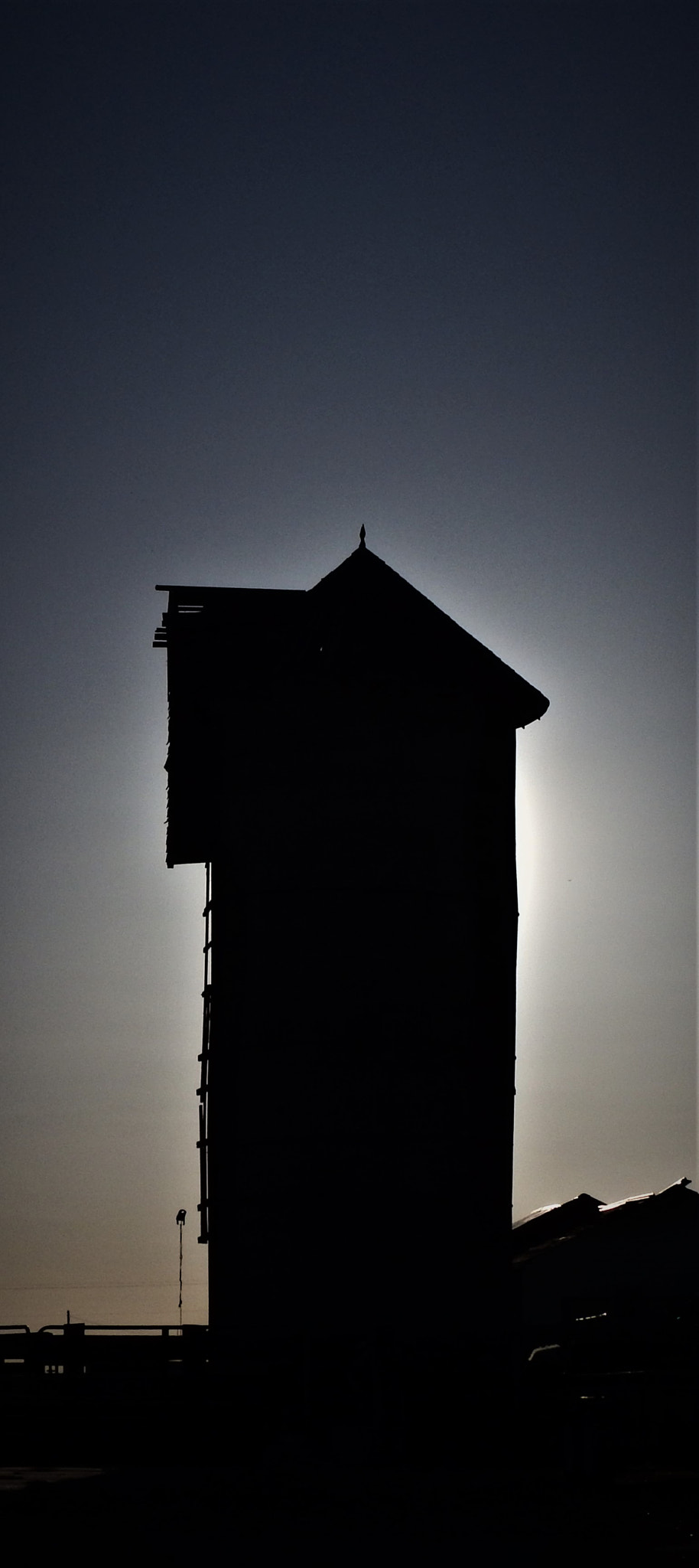 Fujifilm FinePix SL1000 sample photo. Silo in the evening photography