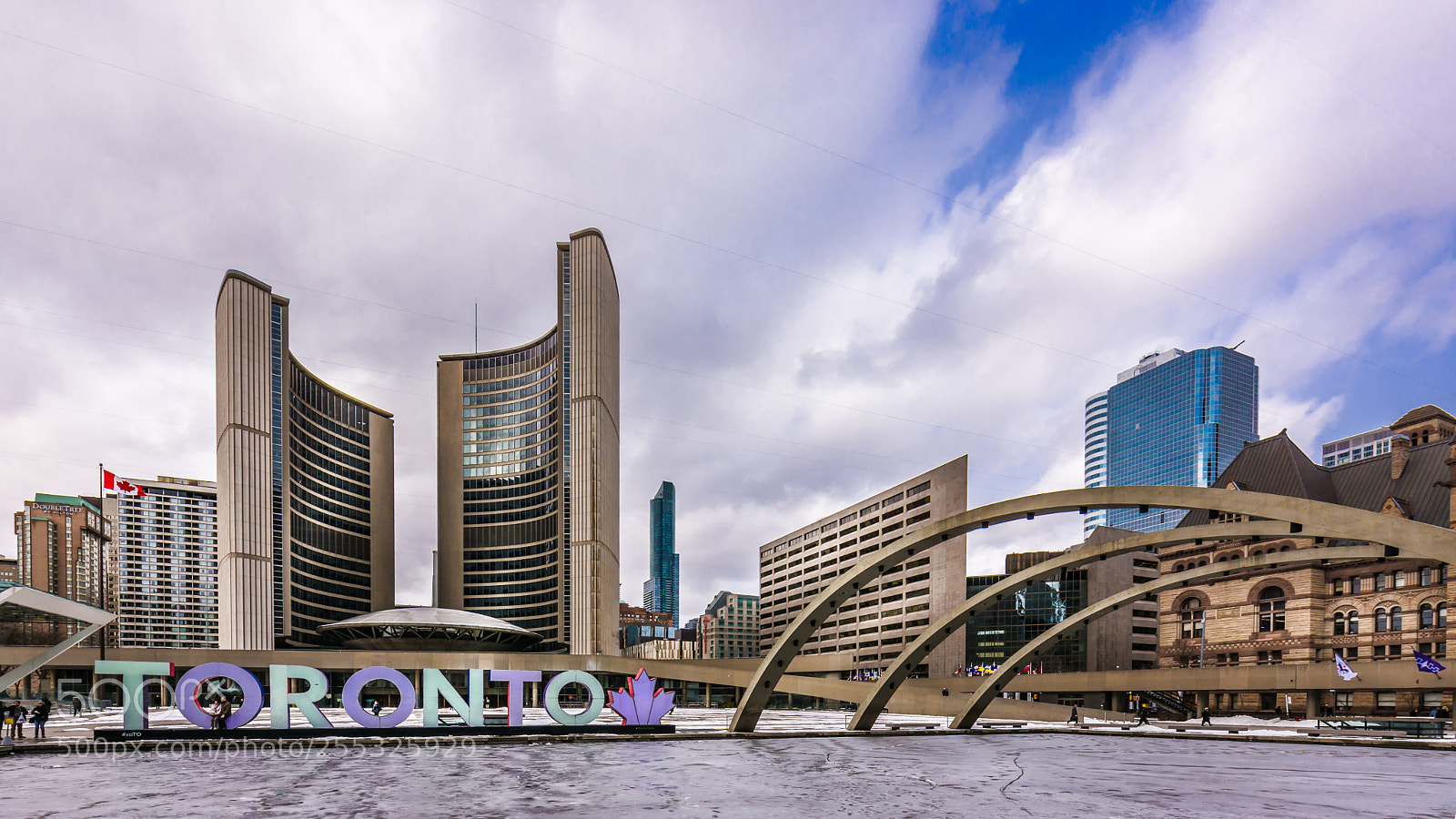 Nikon D7100 sample photo. Toronto's two city halls photography