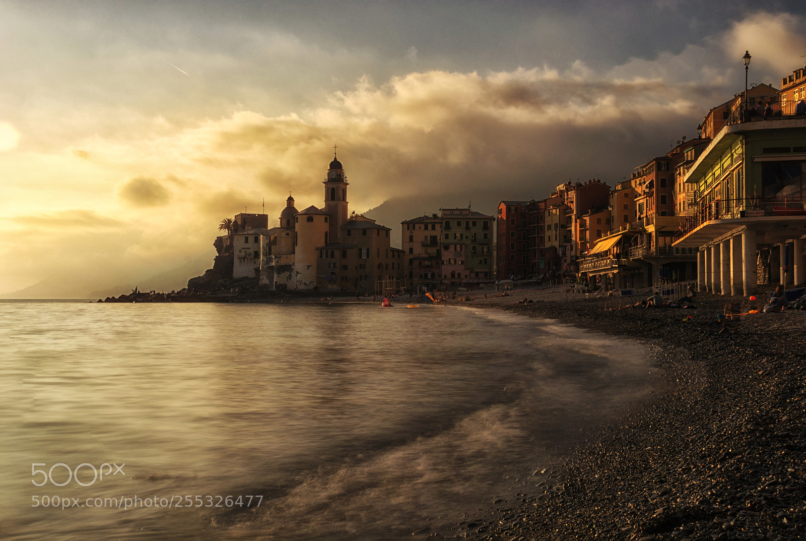 Nikon D7100 sample photo. Sunset from camogli photography