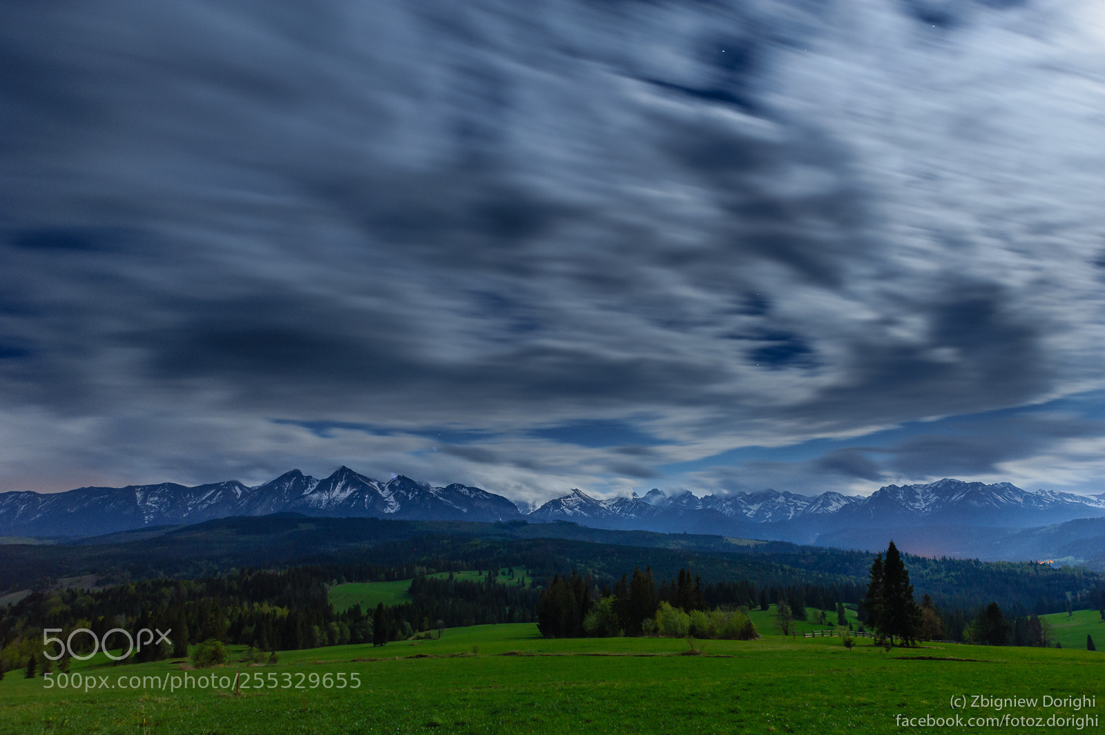 Nikon D700 sample photo. Night photo of tatra photography