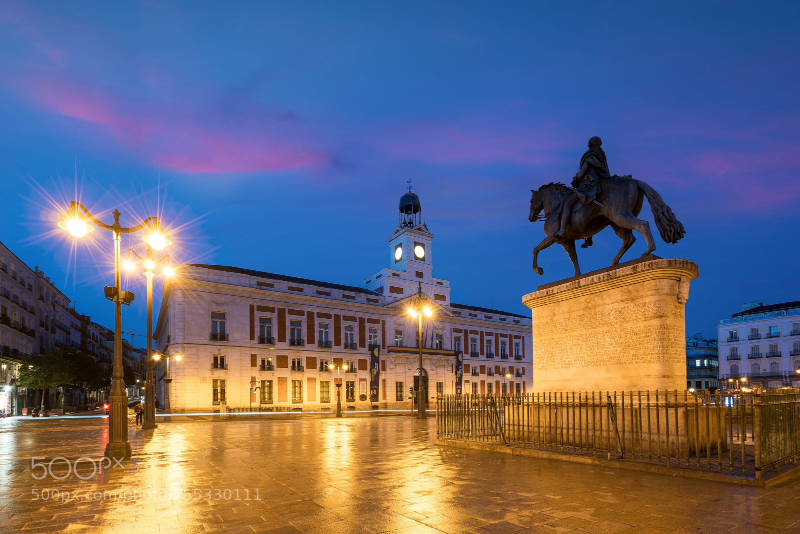 Sony a7R II sample photo. Madrid cityscape at night photography