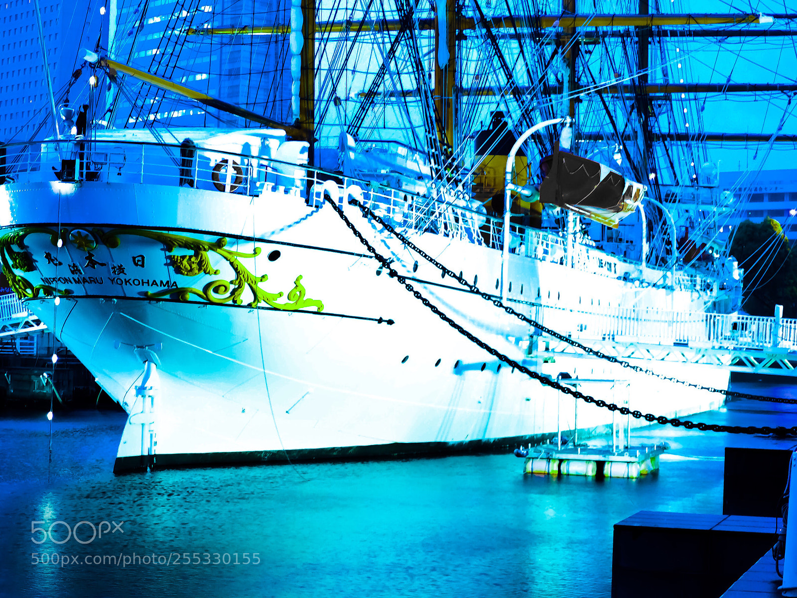 Olympus OM-D E-M1 sample photo. Nippon maru, docked in photography