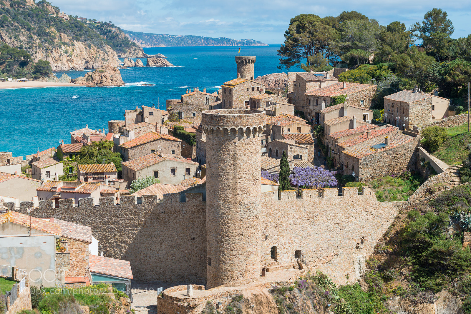 Nikon D800 sample photo. Aerial view of fortress photography