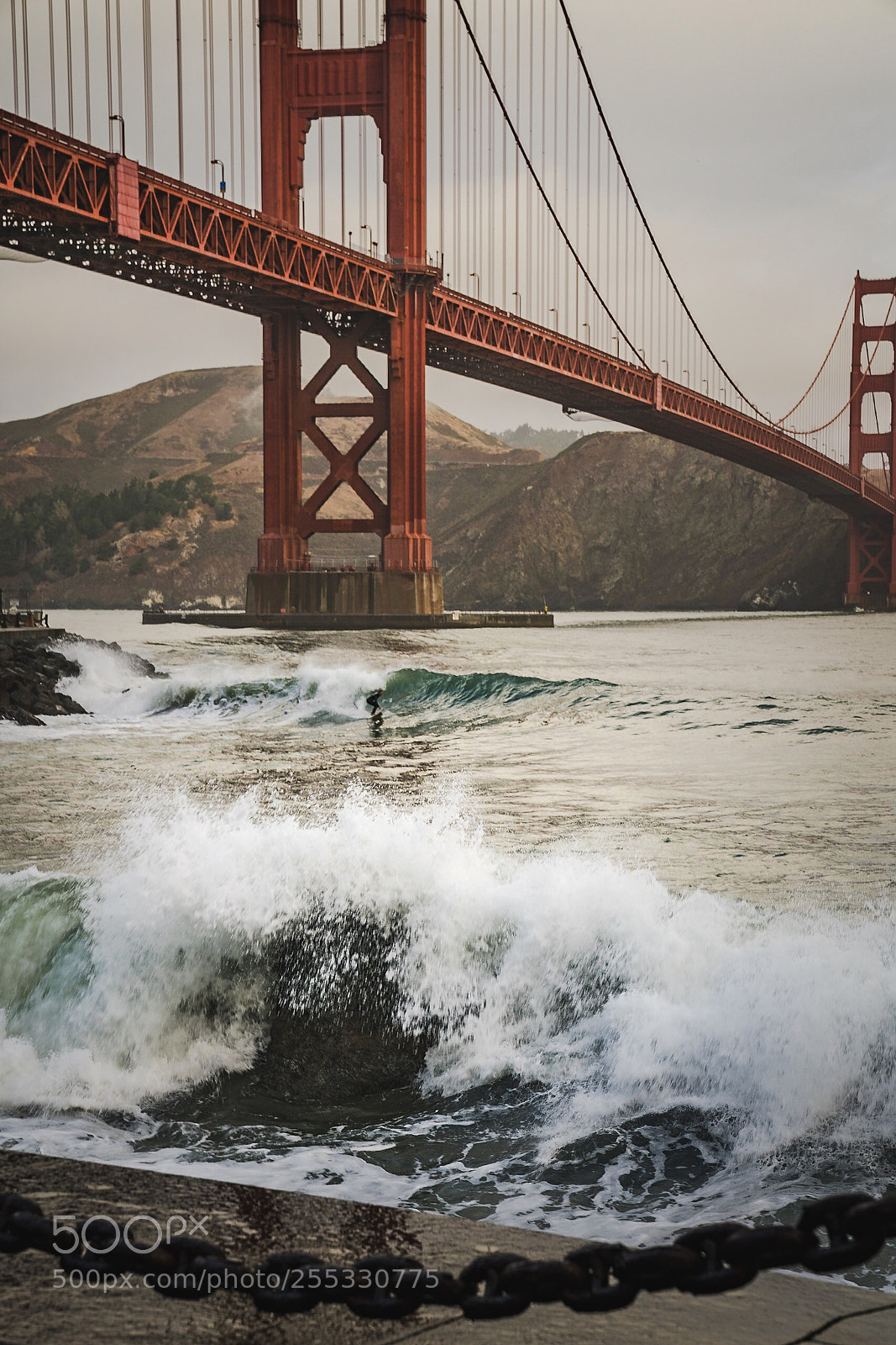 Sony a7R II sample photo. Surf under the bridge photography