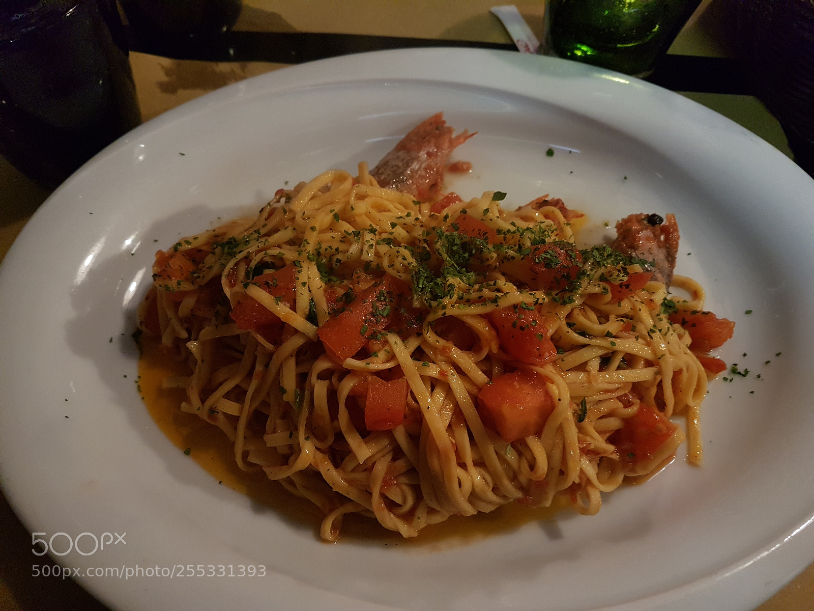 Samsung Galaxy S7 Edge sample photo. Seafood pasta photography