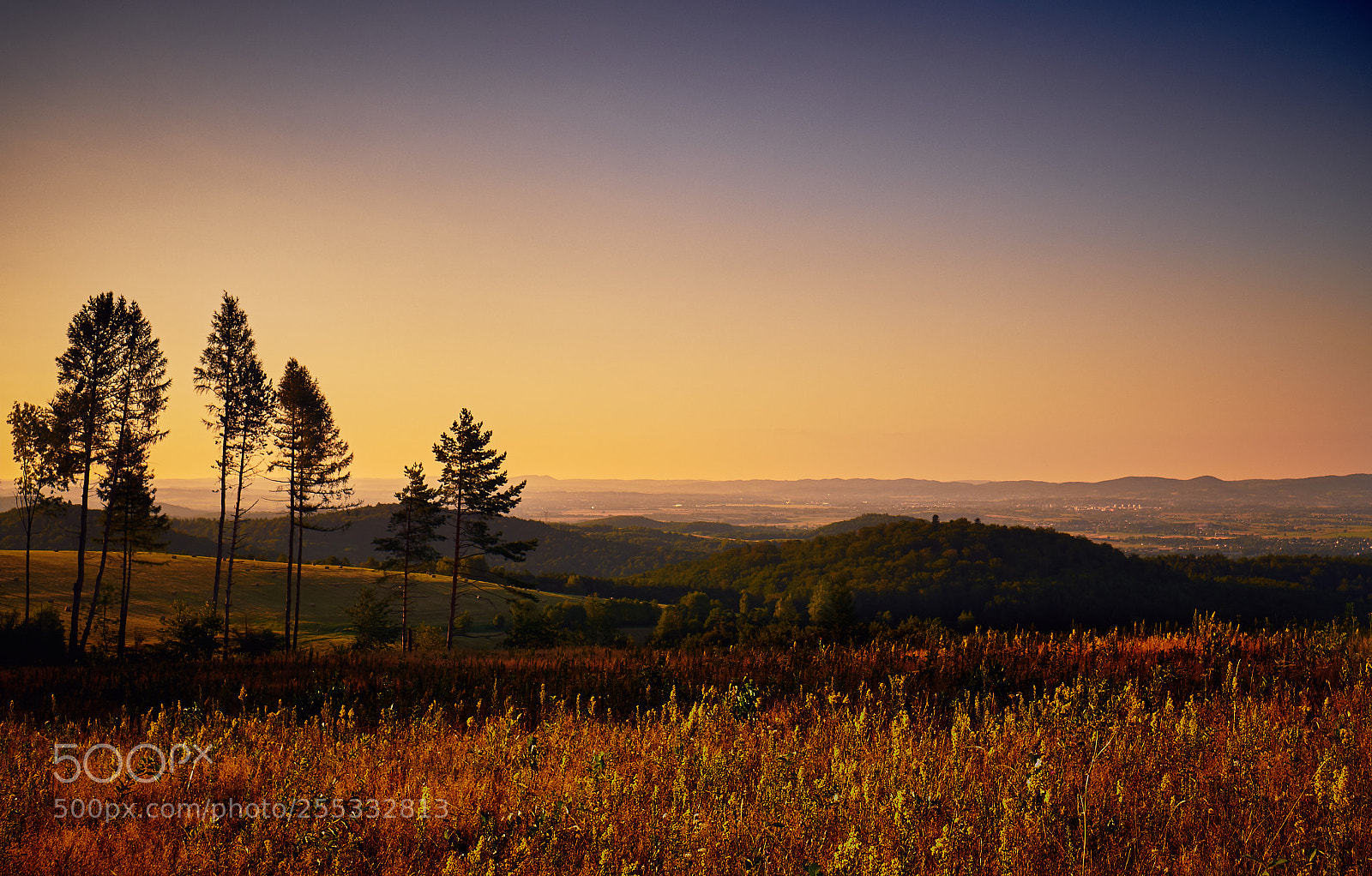 Panasonic Lumix DMC-G7 sample photo. Sunset in karapaty poland photography