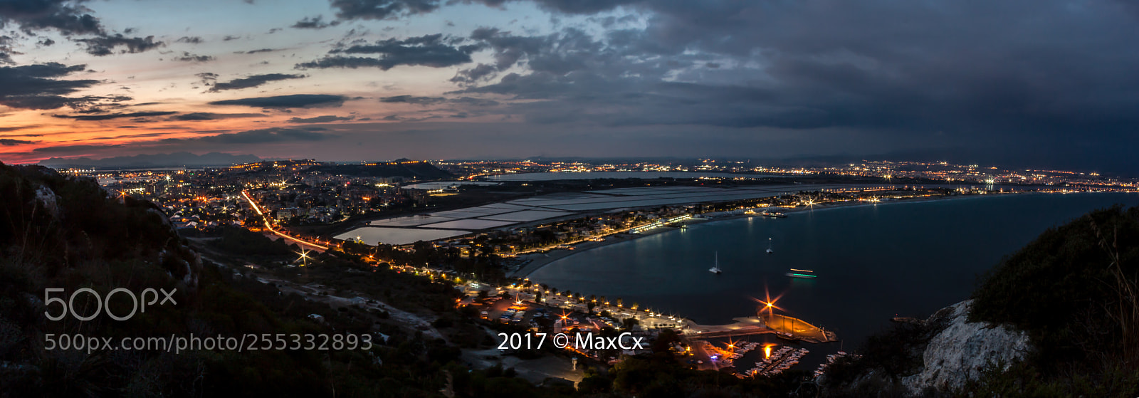 Canon EOS 450D (EOS Rebel XSi / EOS Kiss X2) sample photo. Cagliari sunset photography