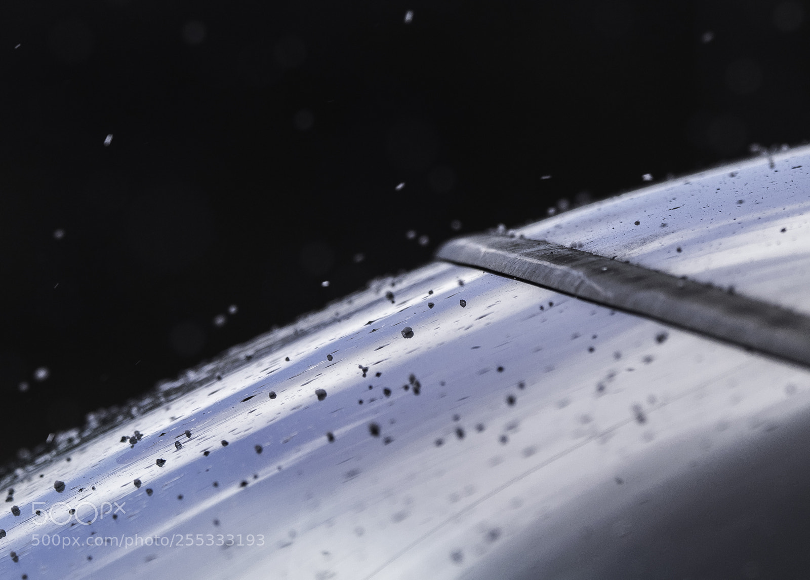 Nikon D5300 sample photo. Hail on the windscreen photography