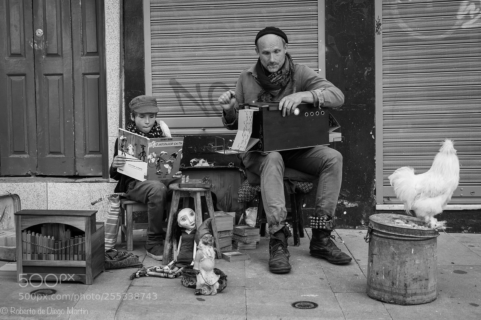 Sony a7 II sample photo. Comediantes callejeros. photography