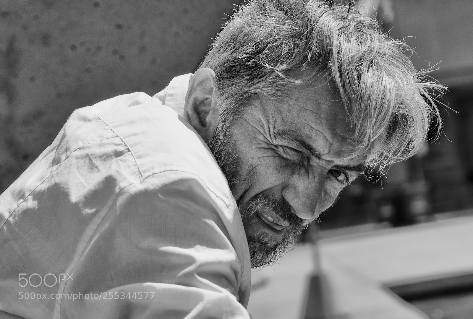 Nikon D7000 sample photo. The staring man photography