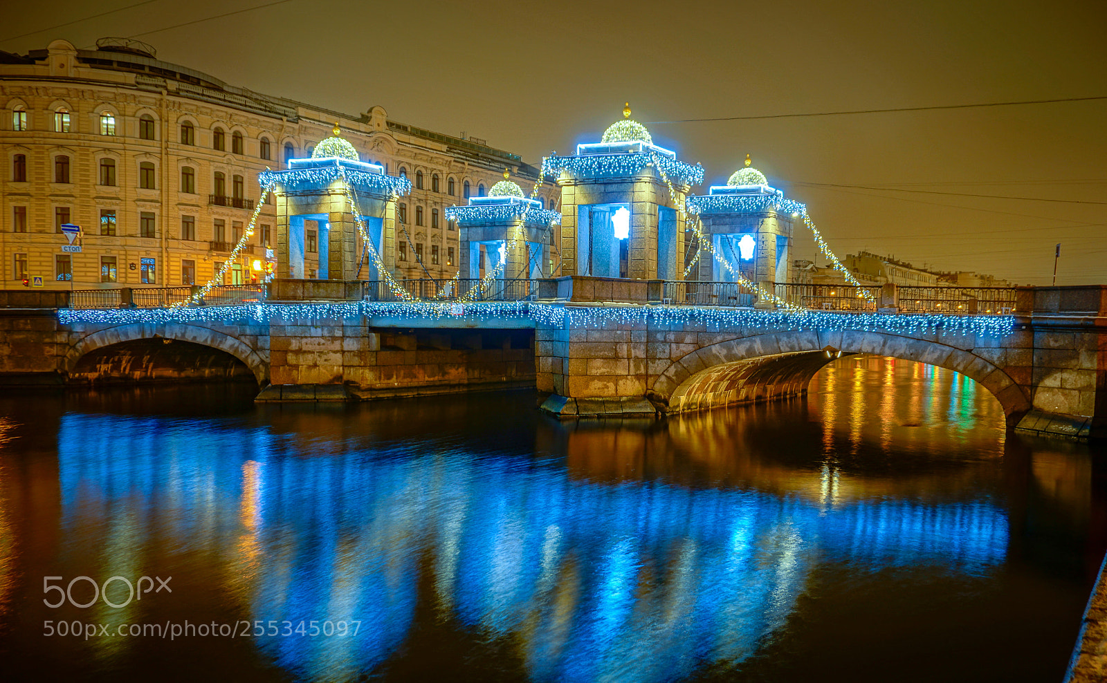 Sony a6300 sample photo. Lomonosov bridge at winter photography