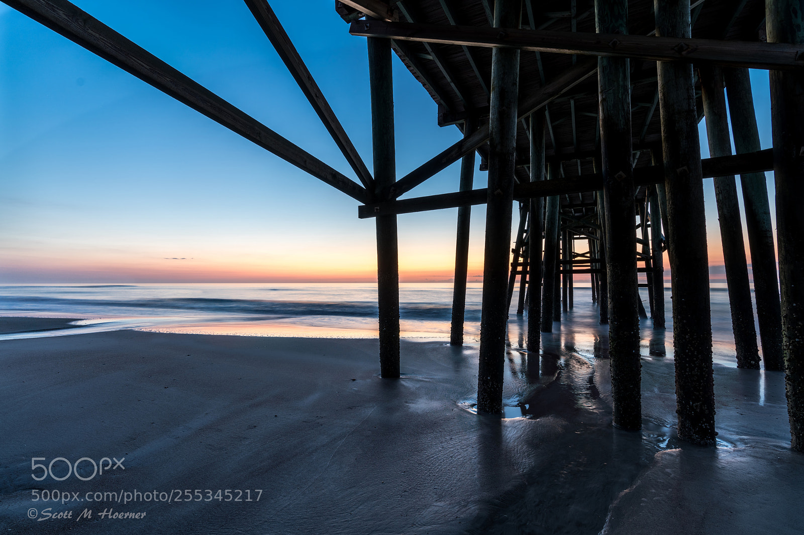 Sony a7R III sample photo. Pier perspective of dawn photography
