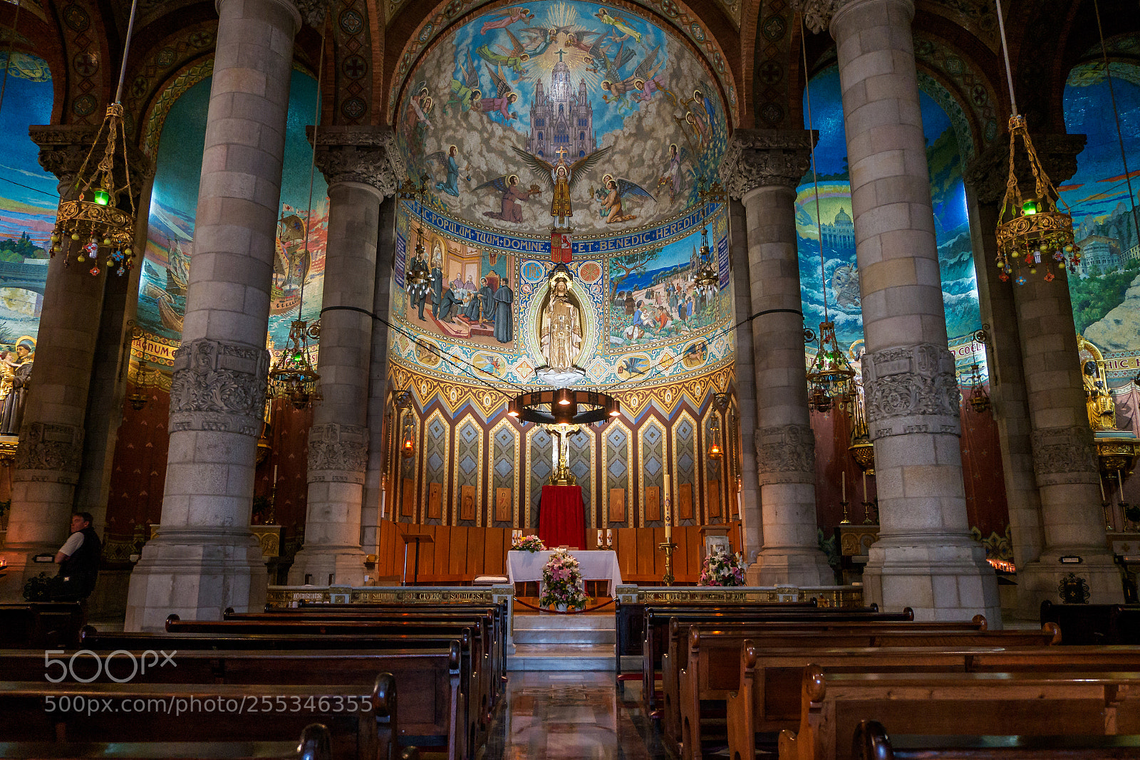 Fujifilm X-A1 sample photo. Tibidabo church photography