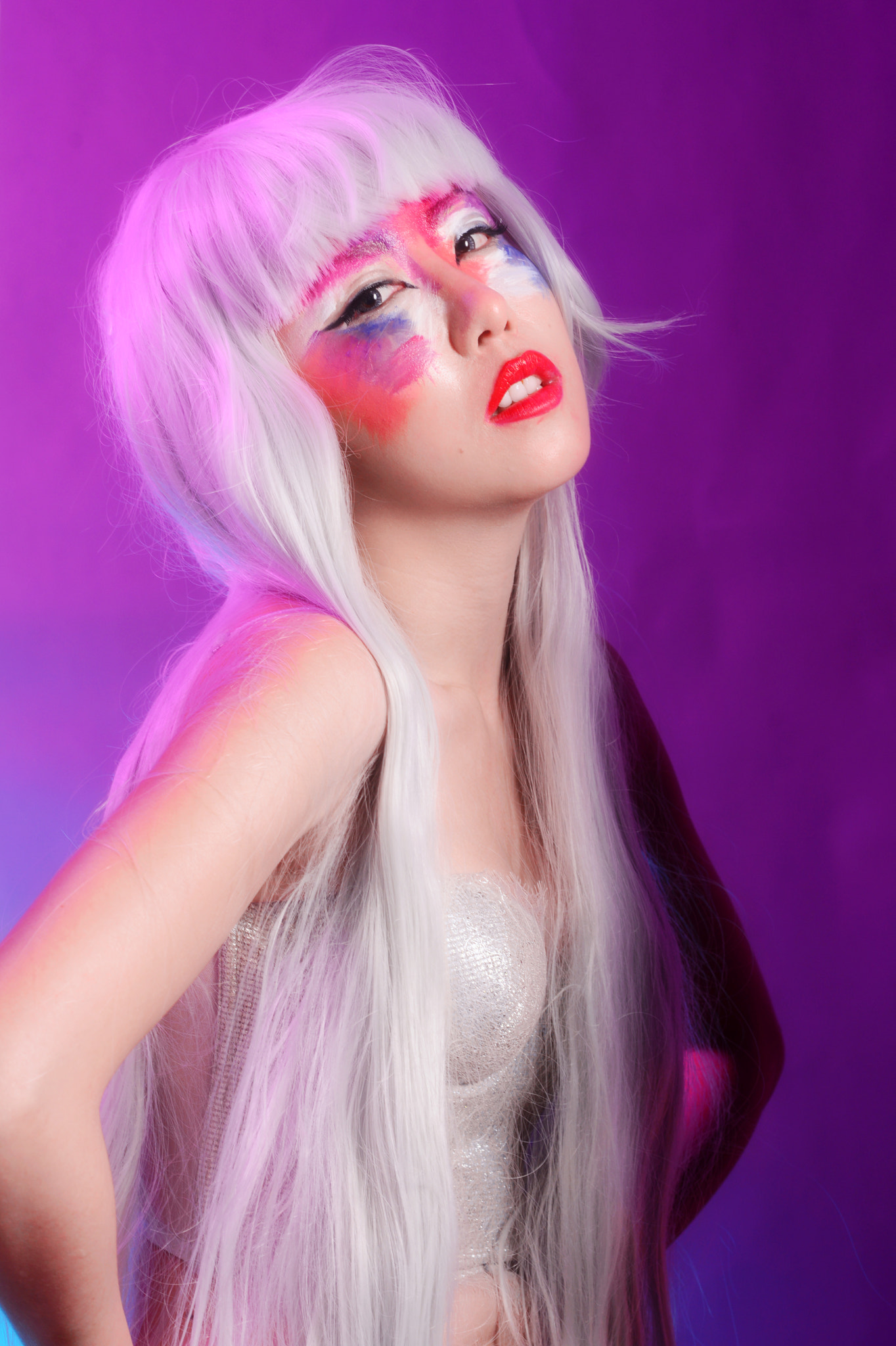 Nikon D800 + Sigma 85mm F1.4 EX DG HSM sample photo. Lady gaga photography