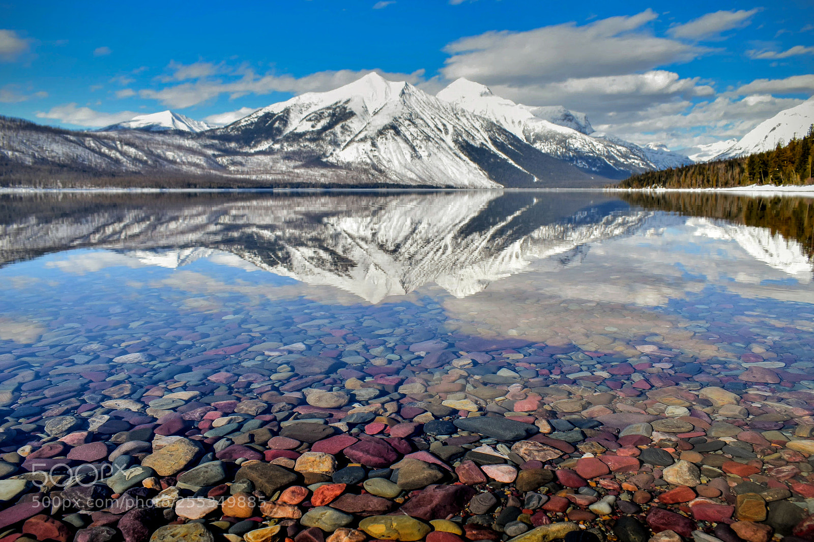 Nikon D3400 sample photo. Color of lake mcdonald photography