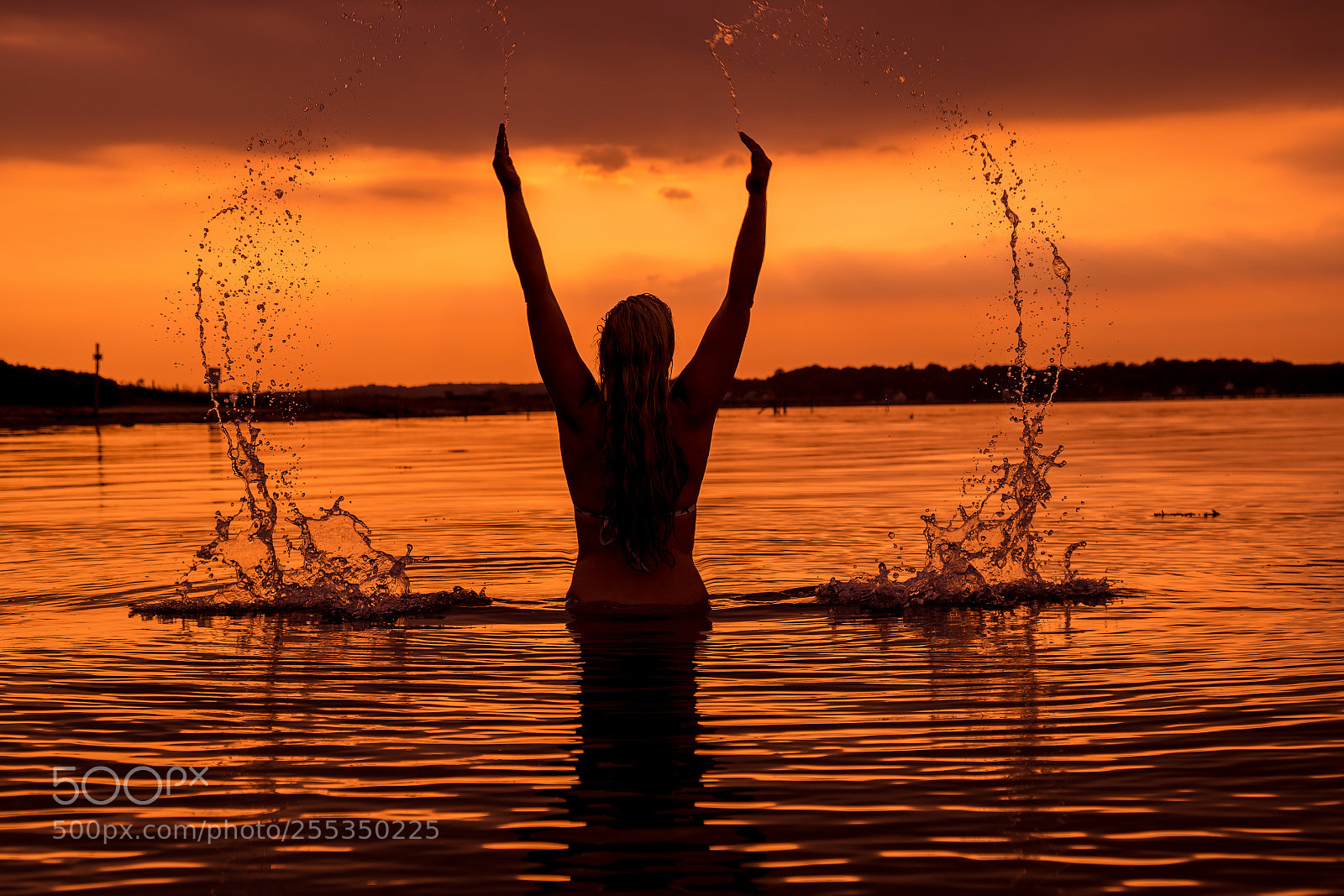 Canon EOS 6D sample photo. Sunset with girl photography