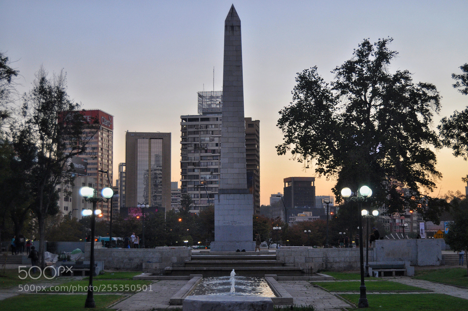 Nikon D5000 sample photo. Sunset santiago photography